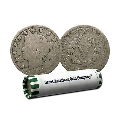 Roll Of 40 Liberty Nickels Cull Condition