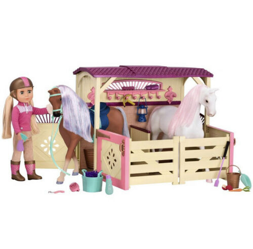Doll Horse Barn -glitter Girls Horse Barn  All Sparkle Acres  Girls Pretend Play