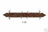 Rustic Door Hardware-"spear" Small-mexican-iron-hand Hammered-accents