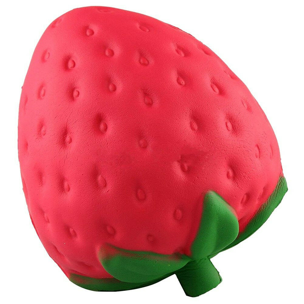 Squeeze Jumbo Stress Stretch Strawberry Slow Rising Toys Kids Xmas Gifts