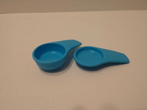New Tupperware Measuring Spoon Magnets Teaspoon And Tablespoon Blue