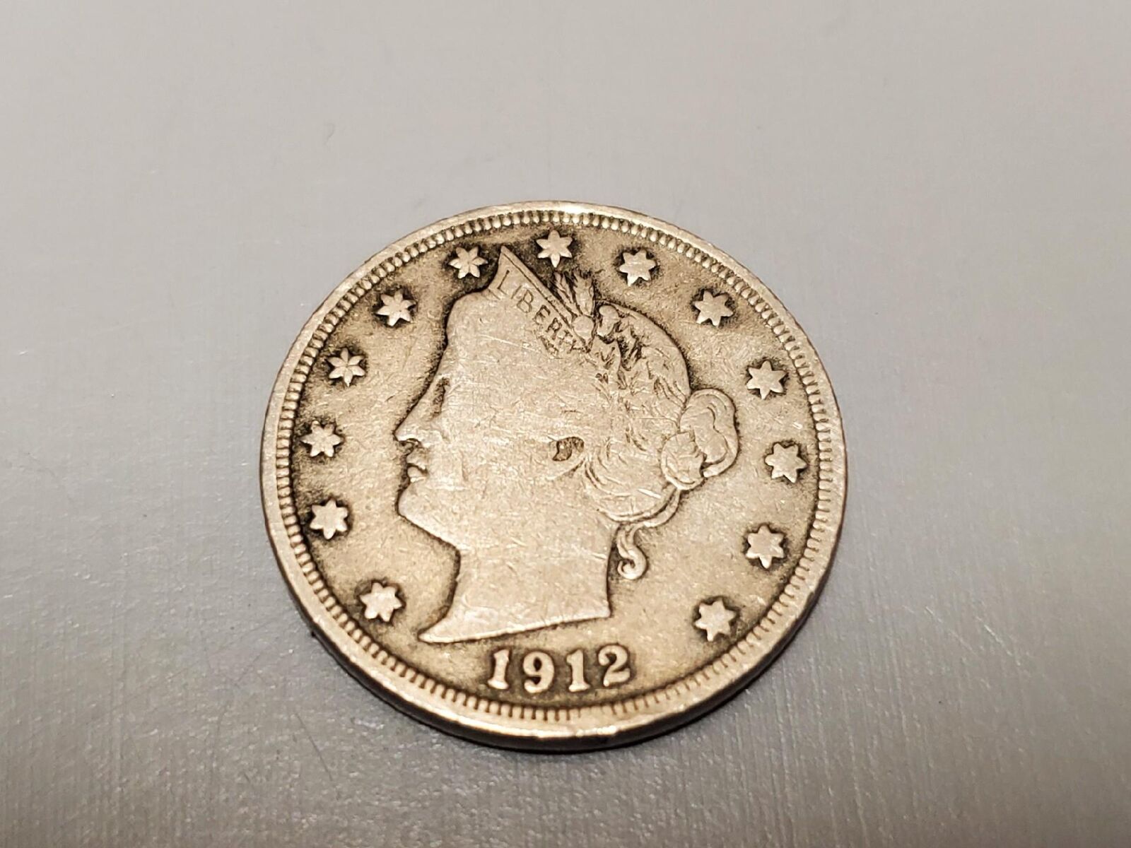 1912 S Liberty Head (v) Nickel  Key Date