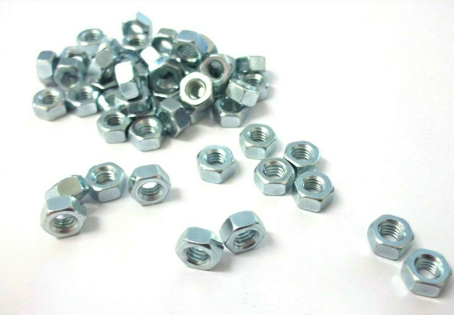 Ba Hexagon Full Nuts. 2ba. Steel. Full Nuts. Hex. Pack Of 40. Top Quality