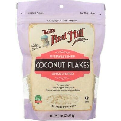 Bob's Red Mill Unsweetened Coconut Flakes 10 Oz Pkg.