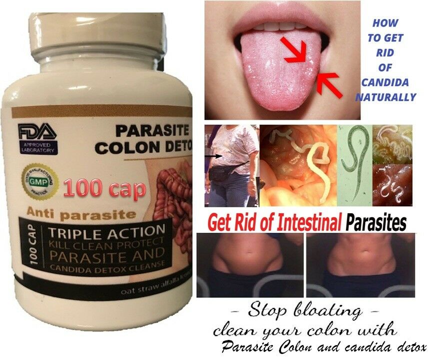 Parasite Cleanse Detox Liver Colon Yeast Killer Pills All Natural Detox Candida