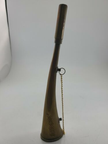 Antique Brass Single Valve Horn Instrument Fox Hunting Bugle Trumpet Pakistan