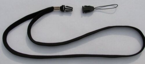 2 Black Quick Release Neck Lanyard ~ Strap For Usb/thumb Drives ~ Detachable End