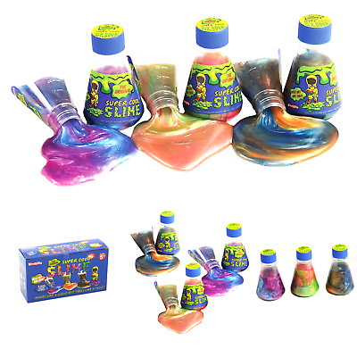 Super Cool Original Slime - Pack Of 3 Cool And Holographic Slime For Boys And...