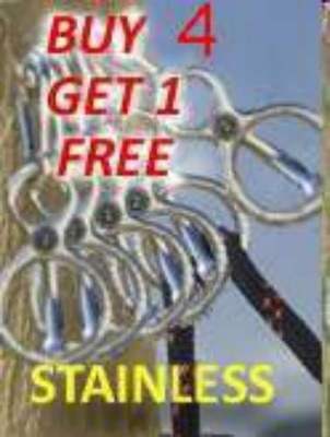 5 Blocker Tie Rings   W/mag-loc    Stainless Steel