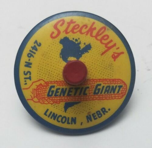 Vintage Steckley's Genetic Giant Advertising Top/toy Lincoln Nebraska