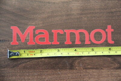 Marmot Clothing Equipment Sticker Decal Die Cut Red New Climbing