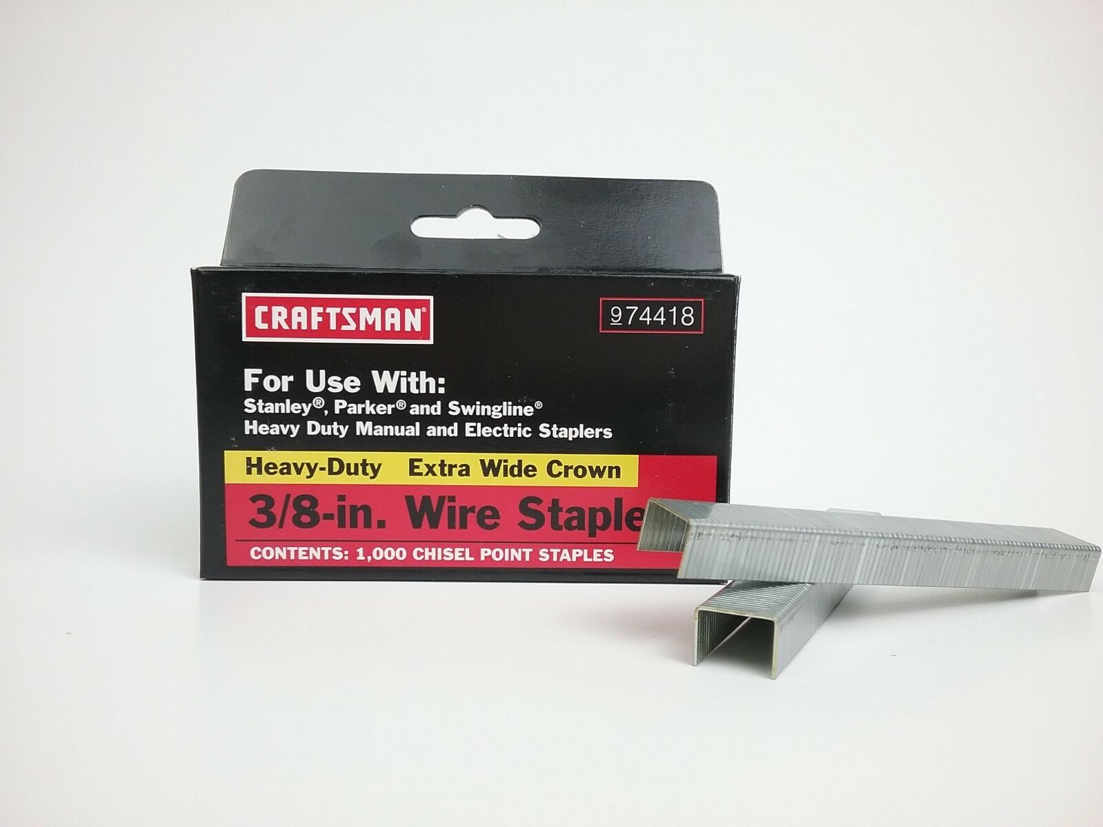 Craftsman Heavy-duty Extra Wide Crown 3/8" Staples 74418