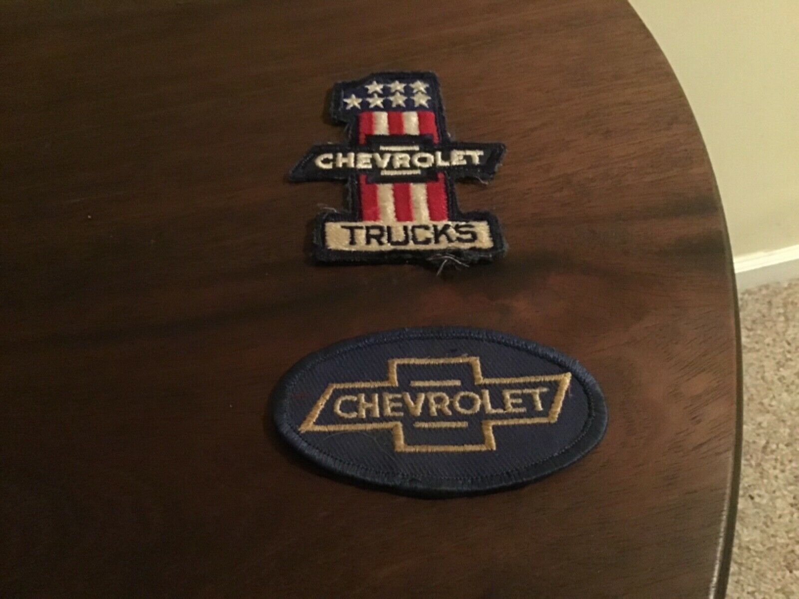 Chevrolet Company Logo Patch Lot Of 2