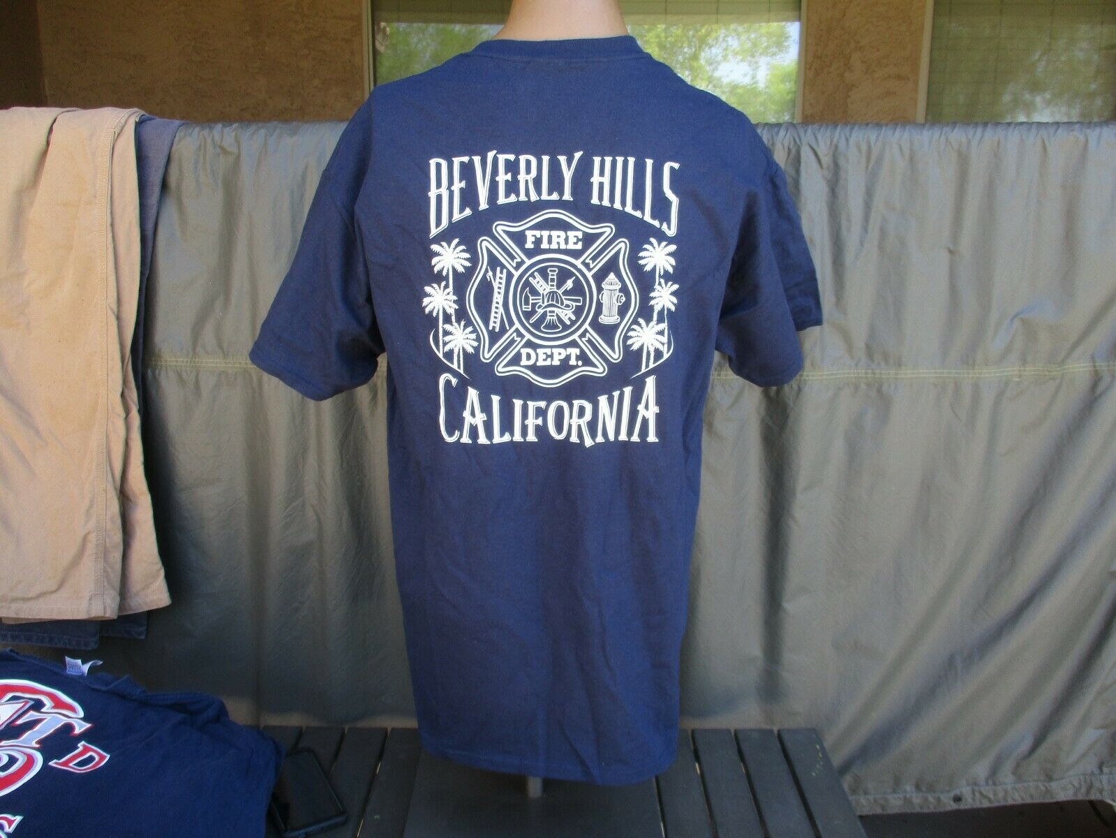 Vtg Beverly Hills, California, Ca Fire Department T Shirt, Large