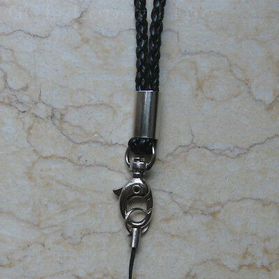 * Leather * Neck Strap Lanyard For Mp3 Cell Phone Ipod
