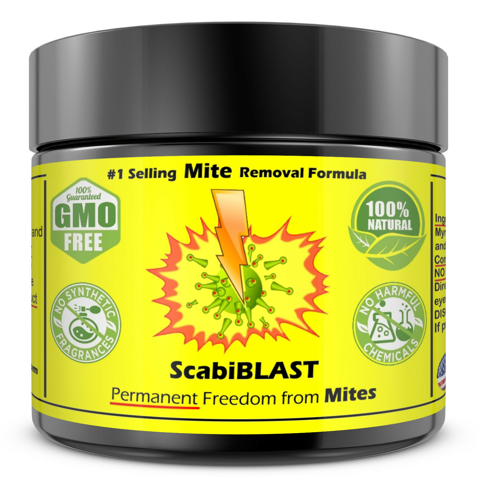 Scabies Treatment Cream Lotion Medication Natural Ointment Permanent Relief Fast