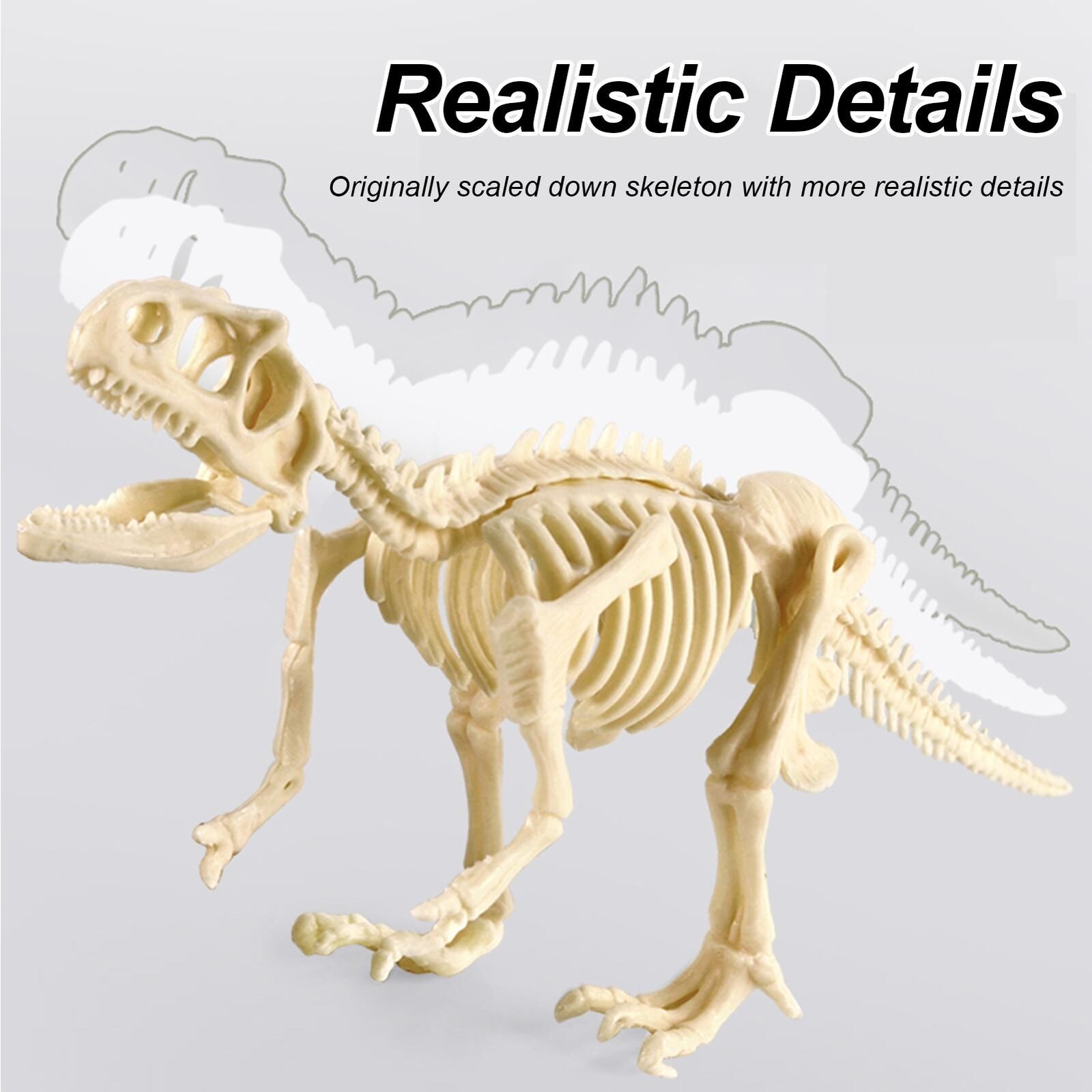 Dig Out Dinosaur Skeleton Fossil Archaeology Excavation Kit Diy Production Au
