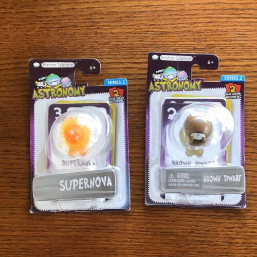 Basher Science Figures Educational Toys Astronomy Lot Of 2 Brown Dwarf Supernova