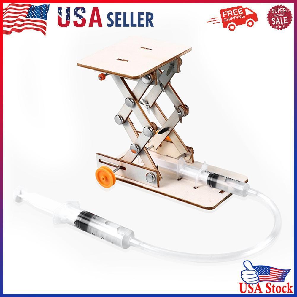 Diy Hydraulic Lift Table Model Kit Students School Science Experiment Toys