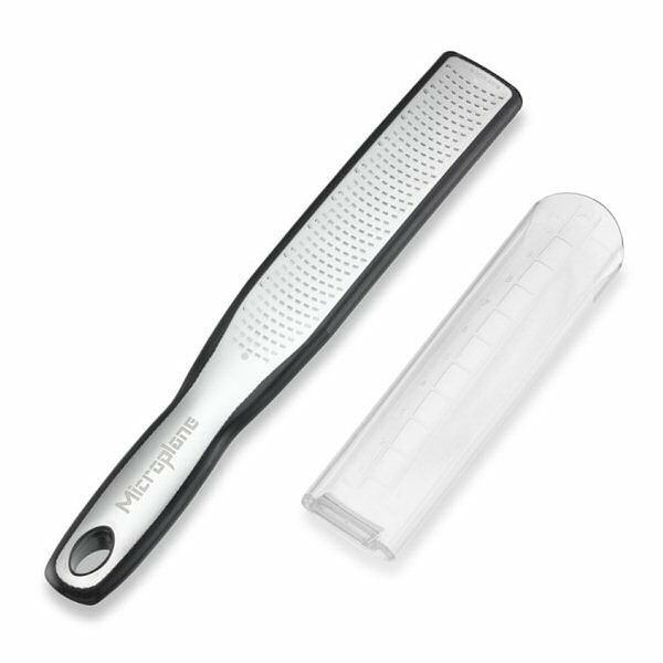 Microplane Elite Series Stainless Steel Zester Grater W/ Cover - Black