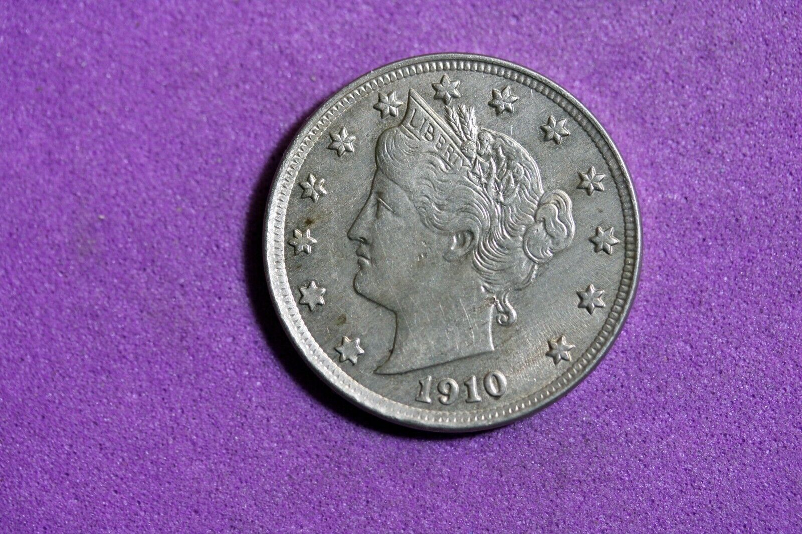 Estate Find 1910 - Liberty V Nickel W/cents!!!  #j26895