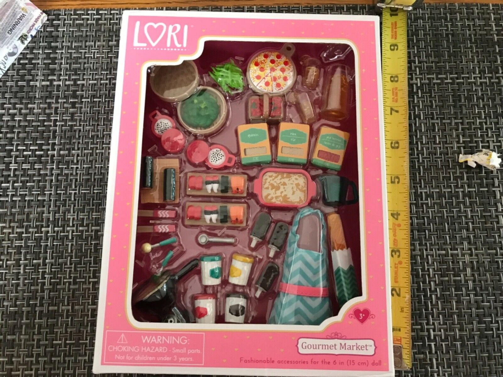 Lori Gourmet Market Food & Cooking Accessories Set For 6" Doll Nib  New