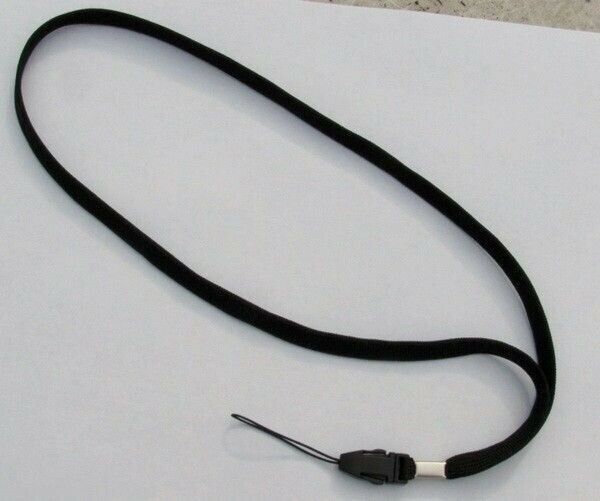 3 Quick Release Black Neck Lanyards ~ Straps For Usb/thumb Drives Detachable End