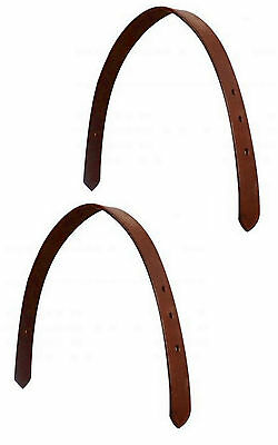 2 - English Or Western Saddle Horse Breakaway Safety Halter Leather Crown Strap