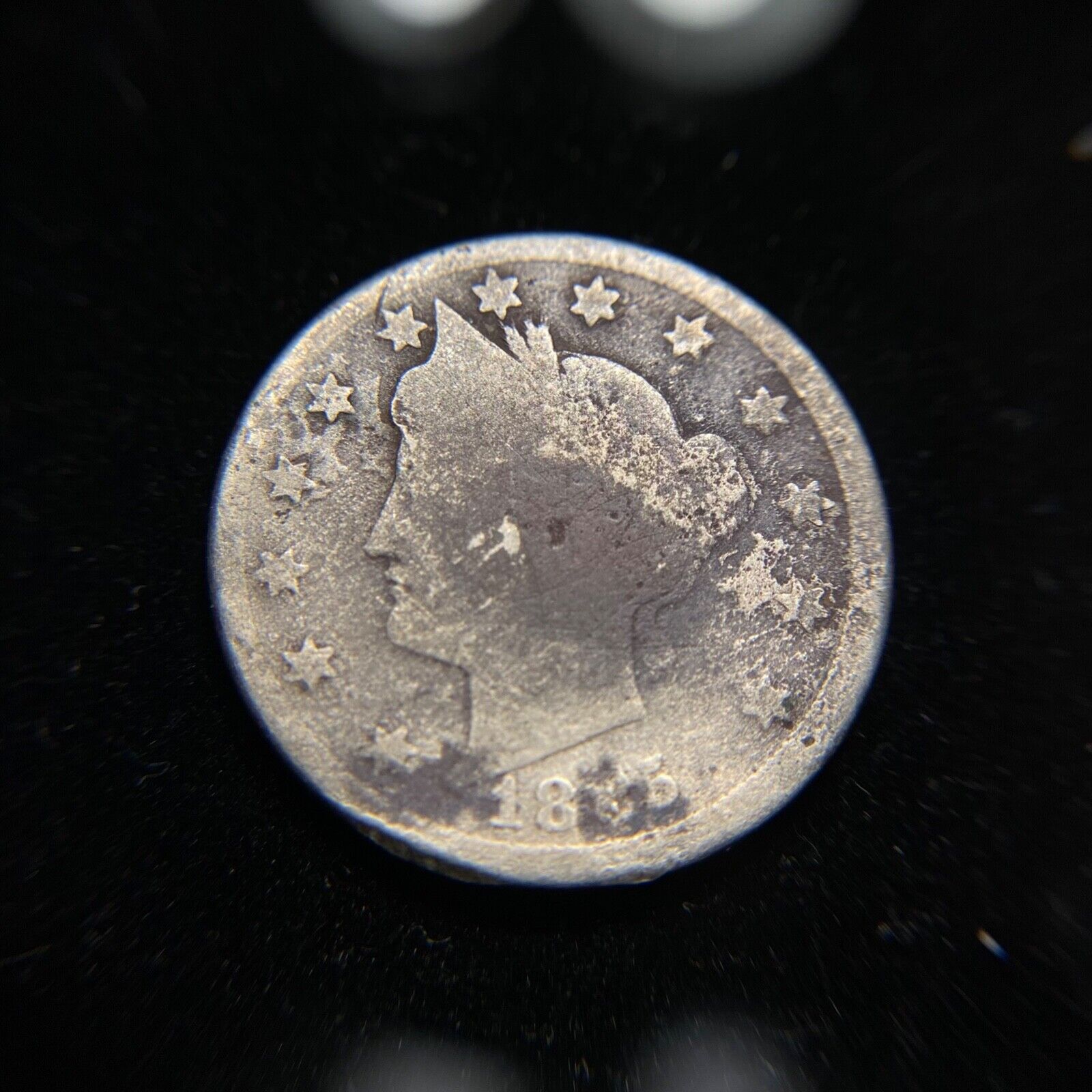 1885 Liberty Head V Nickel Good G Details 5 Cent Key Date